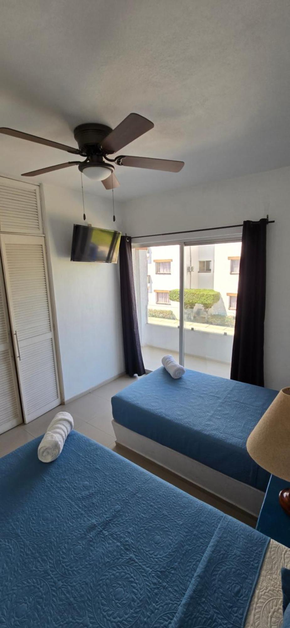 Magnifico Departamento, Cocina Equipada, 2 Recamaras 2 Banos , Hasta 6 Personas, 3 Albercas, Playa A 50 Mts Wifi, Aire Acondicionado Daire Manzanillo Dış mekan fotoğraf