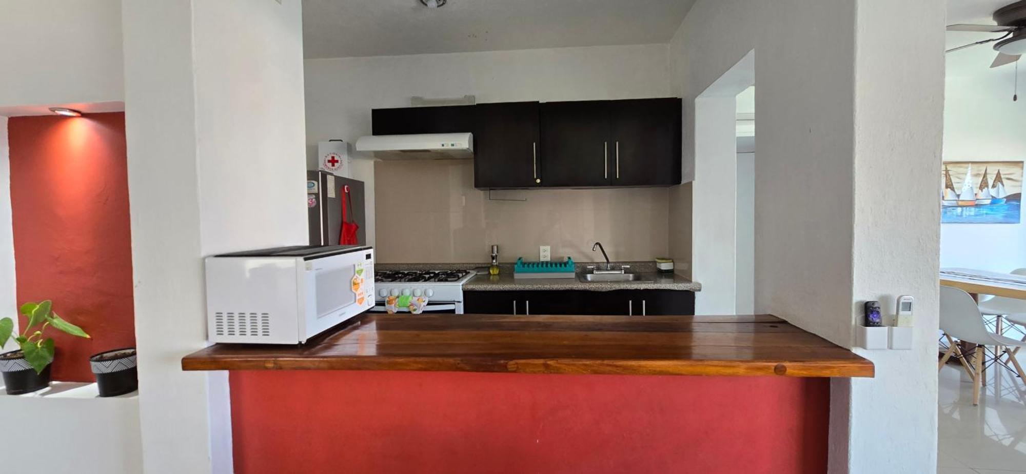 Magnifico Departamento, Cocina Equipada, 2 Recamaras 2 Banos , Hasta 6 Personas, 3 Albercas, Playa A 50 Mts Wifi, Aire Acondicionado Daire Manzanillo Dış mekan fotoğraf