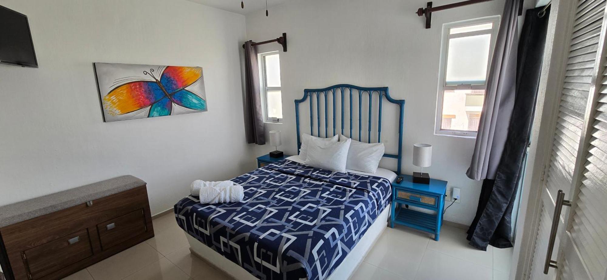 Magnifico Departamento, Cocina Equipada, 2 Recamaras 2 Banos , Hasta 6 Personas, 3 Albercas, Playa A 50 Mts Wifi, Aire Acondicionado Daire Manzanillo Dış mekan fotoğraf